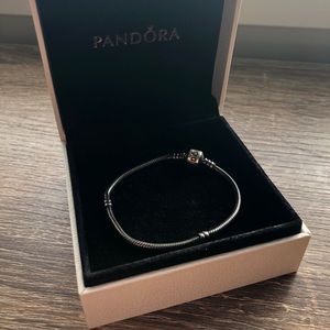 Pandora oxidized bracelet